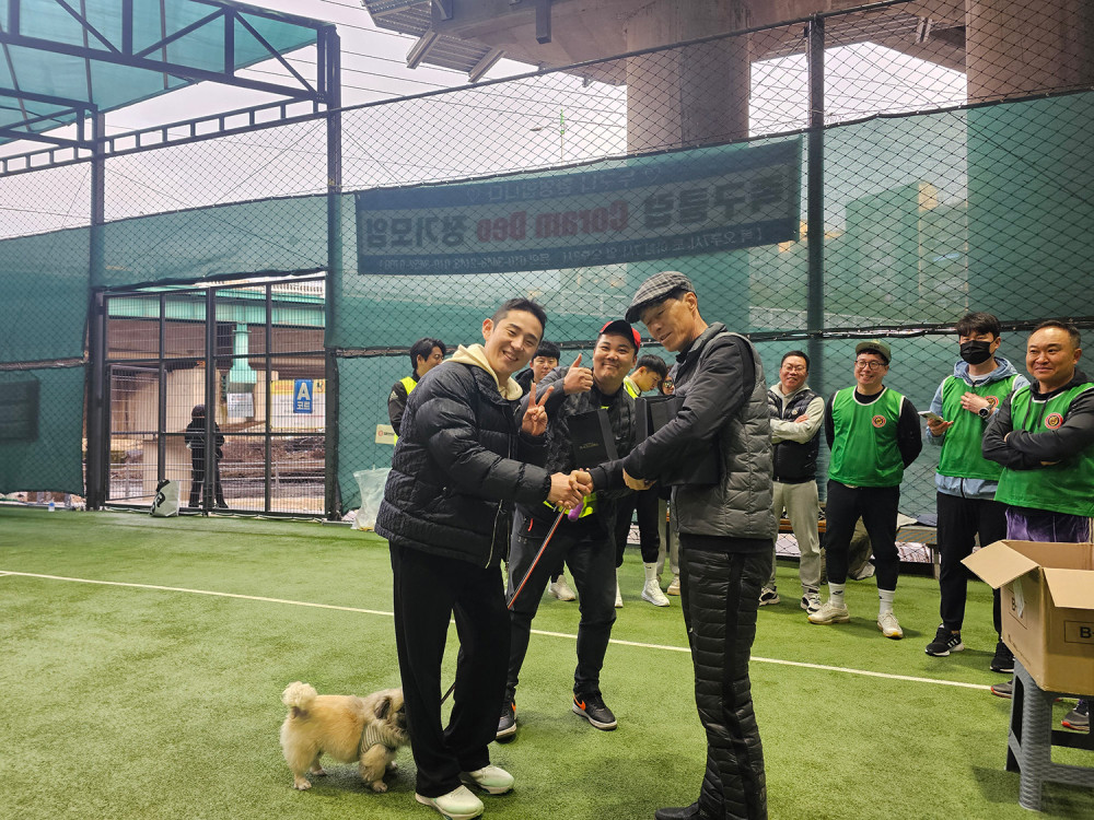 2024 족구시합 전 단체모임 사진